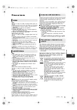 Preview for 57 page of Panasonic DMP-BD81 Basic Operating Instructions Manual