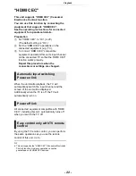 Preview for 22 page of Panasonic DMP-BD83 Operating Instructions Manual