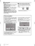 Preview for 8 page of Panasonic DMP-BD84 Basic Operating Instructions Manual