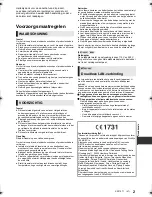 Preview for 47 page of Panasonic DMP-BD84 Basic Operating Instructions Manual