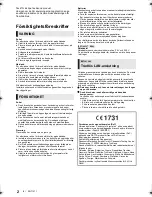Preview for 58 page of Panasonic DMP-BD84 Basic Operating Instructions Manual