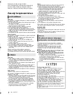 Preview for 94 page of Panasonic DMP-BD84 Basic Operating Instructions Manual
