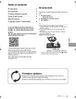 Preview for 3 page of Panasonic DMP-BD843 Basic Operating Instructions Manual