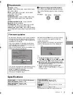 Preview for 7 page of Panasonic DMP-BD843 Basic Operating Instructions Manual