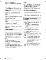 Preview for 10 page of Panasonic DMP-BD843 Basic Operating Instructions Manual