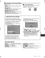 Preview for 31 page of Panasonic DMP-BD843 Basic Operating Instructions Manual