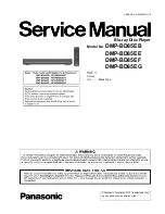 Preview for 1 page of Panasonic DMP-BD85EB Service Manual