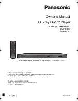 Preview for 1 page of Panasonic DMP-BD871 Owner'S Manual