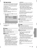 Preview for 23 page of Panasonic DMP-BD871 Owner'S Manual