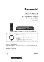 Panasonic dmp-bd94 Owner'S Manual preview