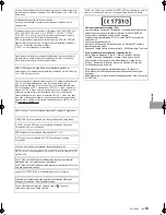 Preview for 85 page of Panasonic DMP-BDT110 Operating Instructions Manual