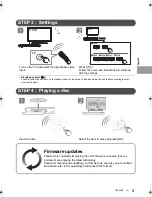 Предварительный просмотр 3 страницы Panasonic DMP-BDT130 Basic Operating Instructions Manual