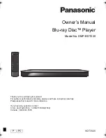 Panasonic DMP-BDT220 Owner'S Manual preview