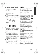 Preview for 7 page of Panasonic DMP-BDT225 Owner'S Manual