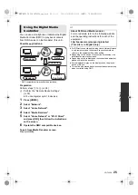 Preview for 25 page of Panasonic DMP-BDT225 Owner'S Manual