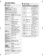 Preview for 40 page of Panasonic DMP-BDT230 Owner'S Manual