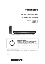 Preview for 1 page of Panasonic DMP-BDT235 Operating Instructions Manual