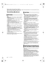 Preview for 2 page of Panasonic DMP-BDT260 Basic Operating Instructions Manual