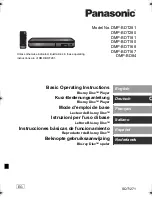 Panasonic dmp-bdt280 Basic Operating Instructions Manual preview