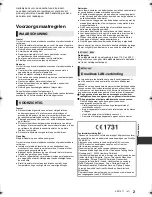 Preview for 47 page of Panasonic dmp-bdt280 Basic Operating Instructions Manual