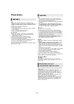 Preview for 2 page of Panasonic DMP-BDT281 Operating Instructions Manual