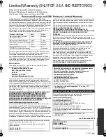 Предварительный просмотр 41 страницы Panasonic DMP-BDT310 Owner'S Manual