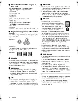 Preview for 6 page of Panasonic DMP-BDT320 Owner'S Manual