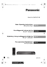 Preview for 1 page of Panasonic DMP-BDT363 Basic Operating Instructions Manual