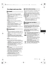 Preview for 11 page of Panasonic DMP-BDT363 Basic Operating Instructions Manual