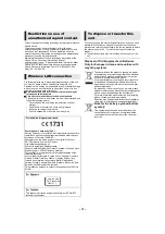 Preview for 3 page of Panasonic DMP-BDT380GN Operating Instructions Manual