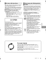 Preview for 3 page of Panasonic DMP-BDT385 Basic Operating Instructions Manual