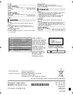 Preview for 72 page of Panasonic DMP-BDT460 Basic Operating Instructions Manual