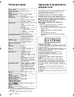 Preview for 110 page of Panasonic DMP-BDT500 Operating Instructions Manual