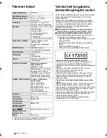 Preview for 152 page of Panasonic DMP-BDT500 Operating Instructions Manual