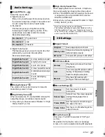 Preview for 27 page of Panasonic DMP-BDT500 Owner'S Manual