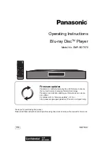 Panasonic DMP-BDT570 Operating Instructions Manual preview