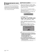 Preview for 12 page of Panasonic DMP-DSB100 Owner'S Manual