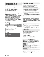 Preview for 16 page of Panasonic DMP-DSB100 Owner'S Manual