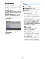 Preview for 24 page of Panasonic DMP-MS10 Owner'S Manual