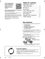 Preview for 4 page of Panasonic DMP-UB300 Basic Owner'S Manual