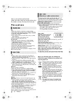 Preview for 2 page of Panasonic DMP-UB310 Basic Operating Instructions