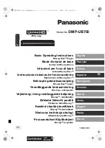 Panasonic DMP-UB700 Basic Operating Instructions Manual preview