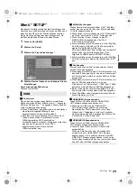 Preview for 29 page of Panasonic DMP-UB900 Basic Operating Instructions Manual