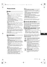 Preview for 59 page of Panasonic DMP-UB900 Basic Operating Instructions Manual