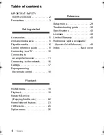 Preview for 4 page of Panasonic DMP-UB900 Owner'S Manual