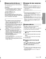 Preview for 21 page of Panasonic DMP-UB900 Owner'S Manual