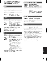 Preview for 35 page of Panasonic DMPB100 - PORTABLE BLU-RAY DISC PLAYER Operating Instructions Manual