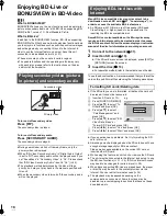 Preview for 18 page of Panasonic DMPB500 - PORTABLE BLU-RAY DISC PLAYER Operating Instructions Manual