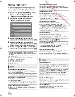 Preview for 72 page of Panasonic DMPBDT100 - 3D BLU-RAY DISC PLAYER Operating Instructions Manual