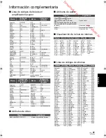 Preview for 211 page of Panasonic DMPBDT100 - 3D BLU-RAY DISC PLAYER Operating Instructions Manual